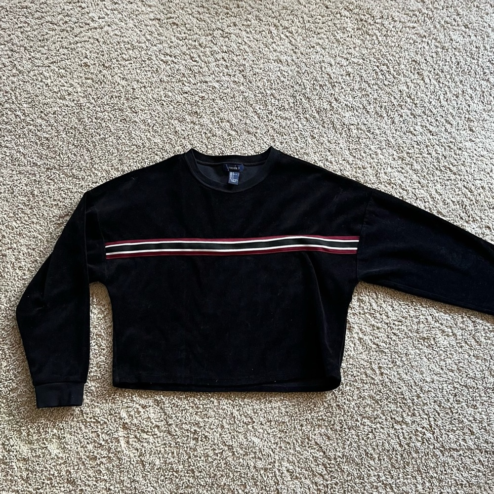 Black Sweater with Stripe